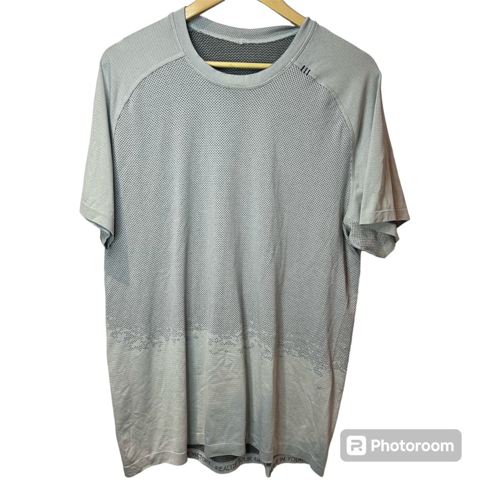Lululemon‎ Gray Tee Make Sure To Drink A Beer or Two Along the Way Size XL